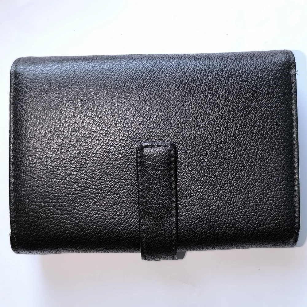 Mike Fulton Black Leather Milti-functional Wallet
